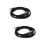 2St Rubber Auto Deurrandbeschermer Met Stille Afdichting 8