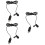 3Pz Microfono Lavalier Nero Con Clip USB Per Broadcast E 7