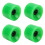 Ομαλές ρόδες skateboard, ανθεκτικές ρόδες PU Longboard 78A σκληρότητα, σταθερές και αθόρυβες 1