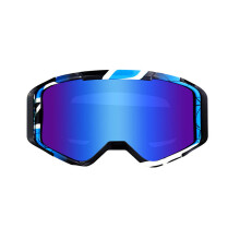Motocrossbril met anticondenscoating, UV400-bescherming, HD-lens, winddichte crossbril voor ATV- en motorrijden, zacht TPU-frame met verstelbare