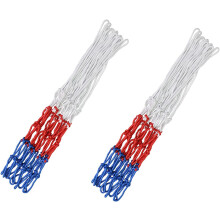 Basketball Net Set Of 2, Heavy Duty All-Weather Mesh Rope Woven With Thickened Standard Size 12 Loops, Suitable For Indoor Outdoor Use