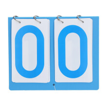 Langlebiger Kunststoff-Flip-Scorekeeper mit Hellem Blauen Plateau für Sport