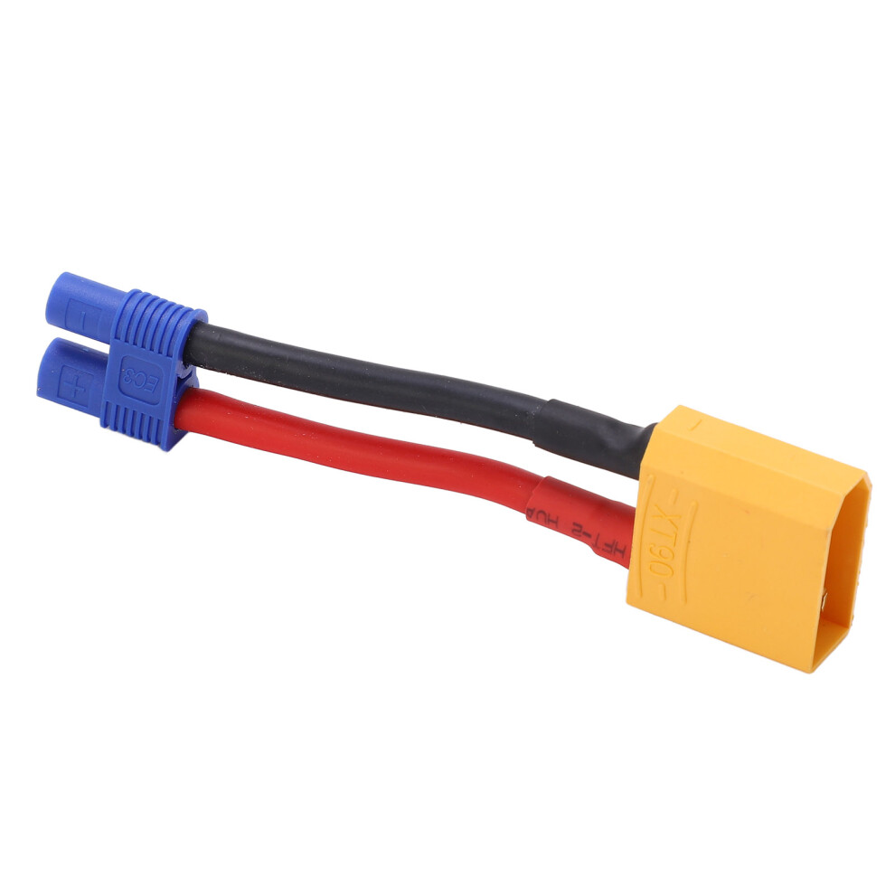 Reusable Xt90 To Ec3 Connector Cable Soft Silicone Cord 30A Current 8311375735476