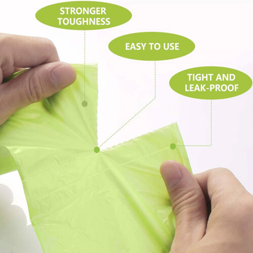 Durable Construction Trash Liners for Home, Large Capacity Biodegradable Materials Garbage Bags with Multipurpose Strong Leak Design, Compostable Bin 1