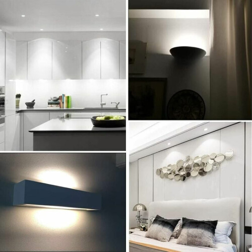 Ampoule LED double culot 13 W pour éclairage blanc chaud, haute performance, intensité variable, angle de diffusion à 360, installation facile, 1