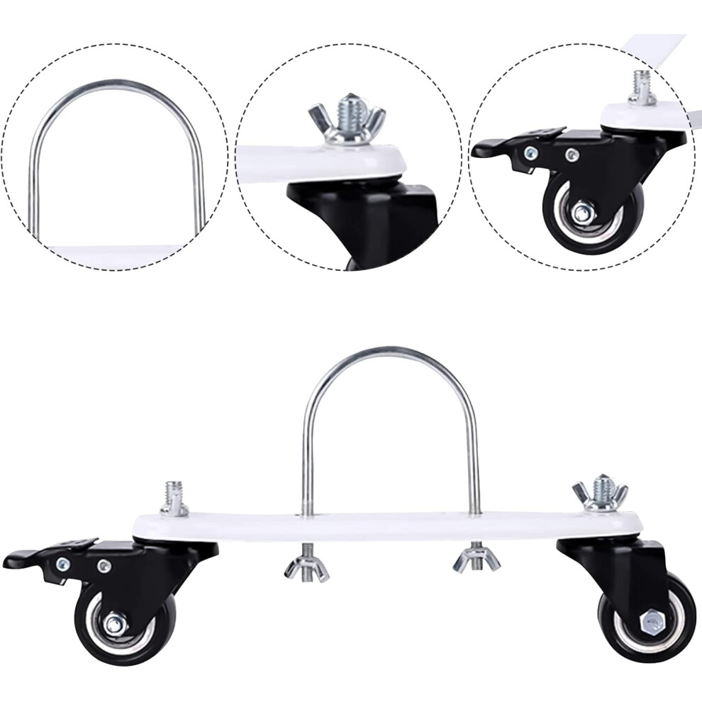 Convenient Mobile Pulley Bracket For Electric Radiators, 360 Degrees Rotation Casters For Freely Moving Heater, Heavy Duty Casters With Universal 9169997242396