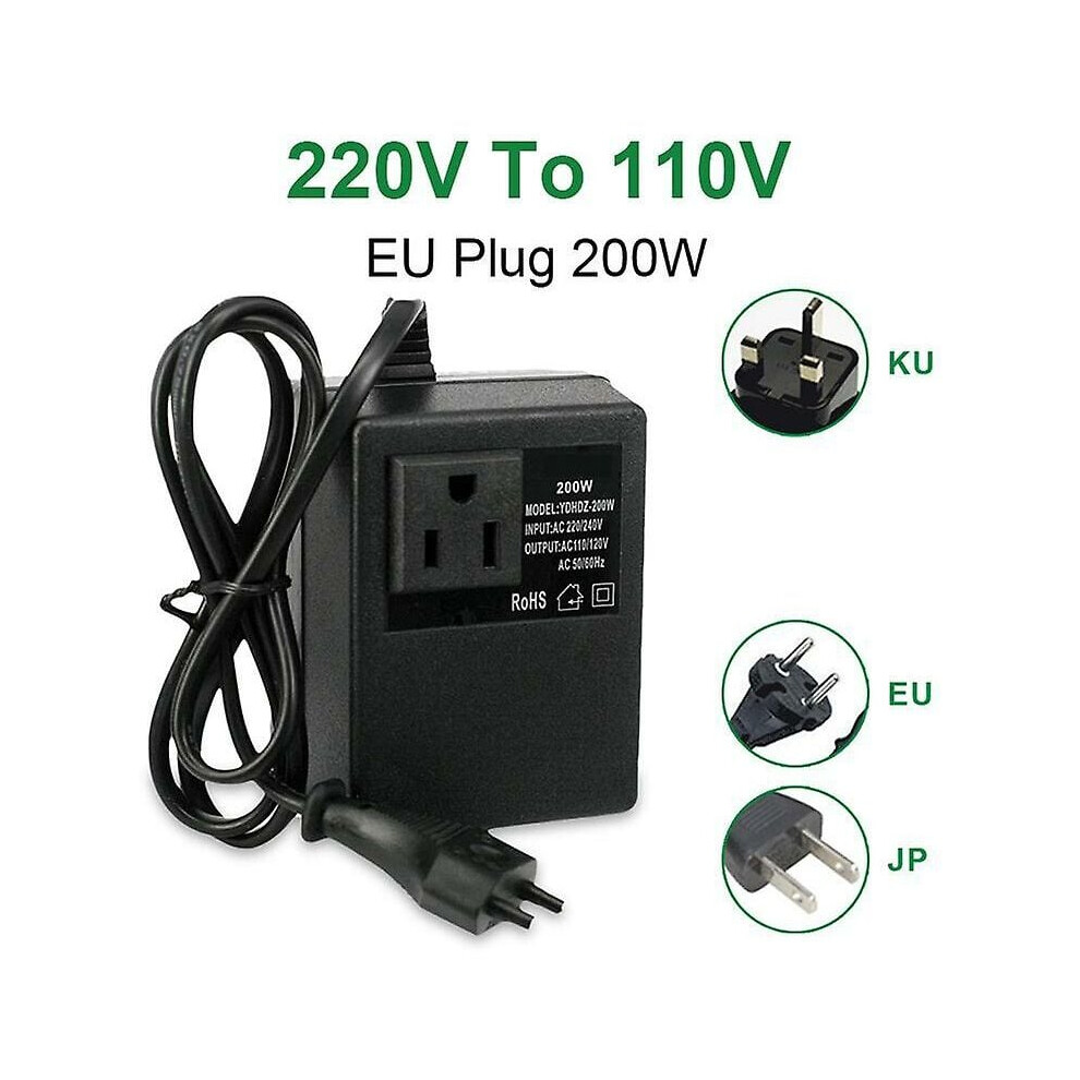 Voltage Converter Transformer For International Travel, Step Down Voltage Converter 220V To 110V Ac Step Down Travel Voltage Transformer, Compact And 9169997242556