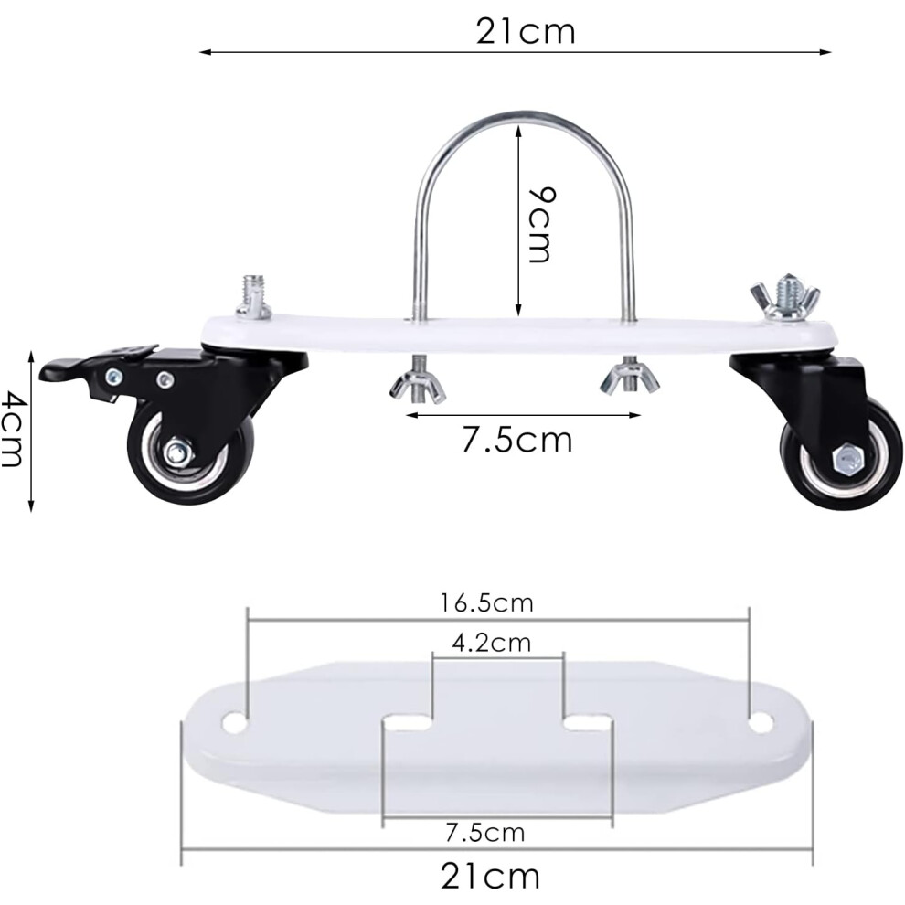 Universal Design U-Shaped Casters For Electric Radiators, Heavy Duty With Easy Installation, Freely Move Heater With 360 Degrees Rotation, Premium 9358999484068