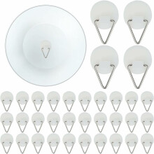 Bordenhangers voor aan de muur, mini zelfklevende verticale bordenhouders bieden een eenvoudige manier om decoratieve borden en kunstwerken op te