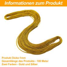 Creación de joyería: Alambre de bobina de metal flexible, ideal para proyectos de bordado y abalorios, 2 paquetes de alambre resistente de 1,5 mm