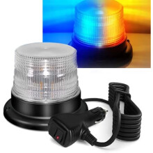 Luce di segnalazione stradale a LED resistente alle intemperie da 12V-80V, facile installazione con base magnetica per veicoli a bassa velocità, LED