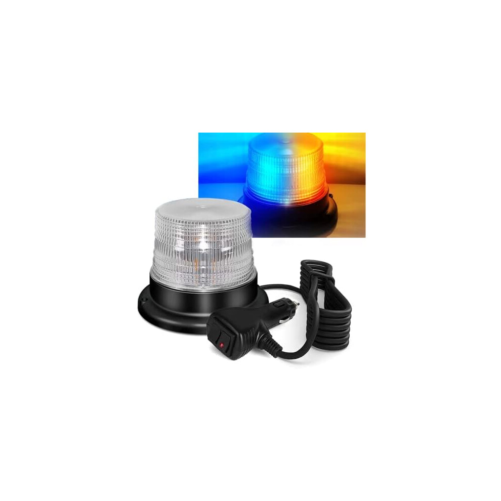 Emergency Safety S With Magnetic Base, Unique Flash Patterns And High-Brightness Leds For Personal Or Professional Work, Weather Resistant Light 9448196372470
