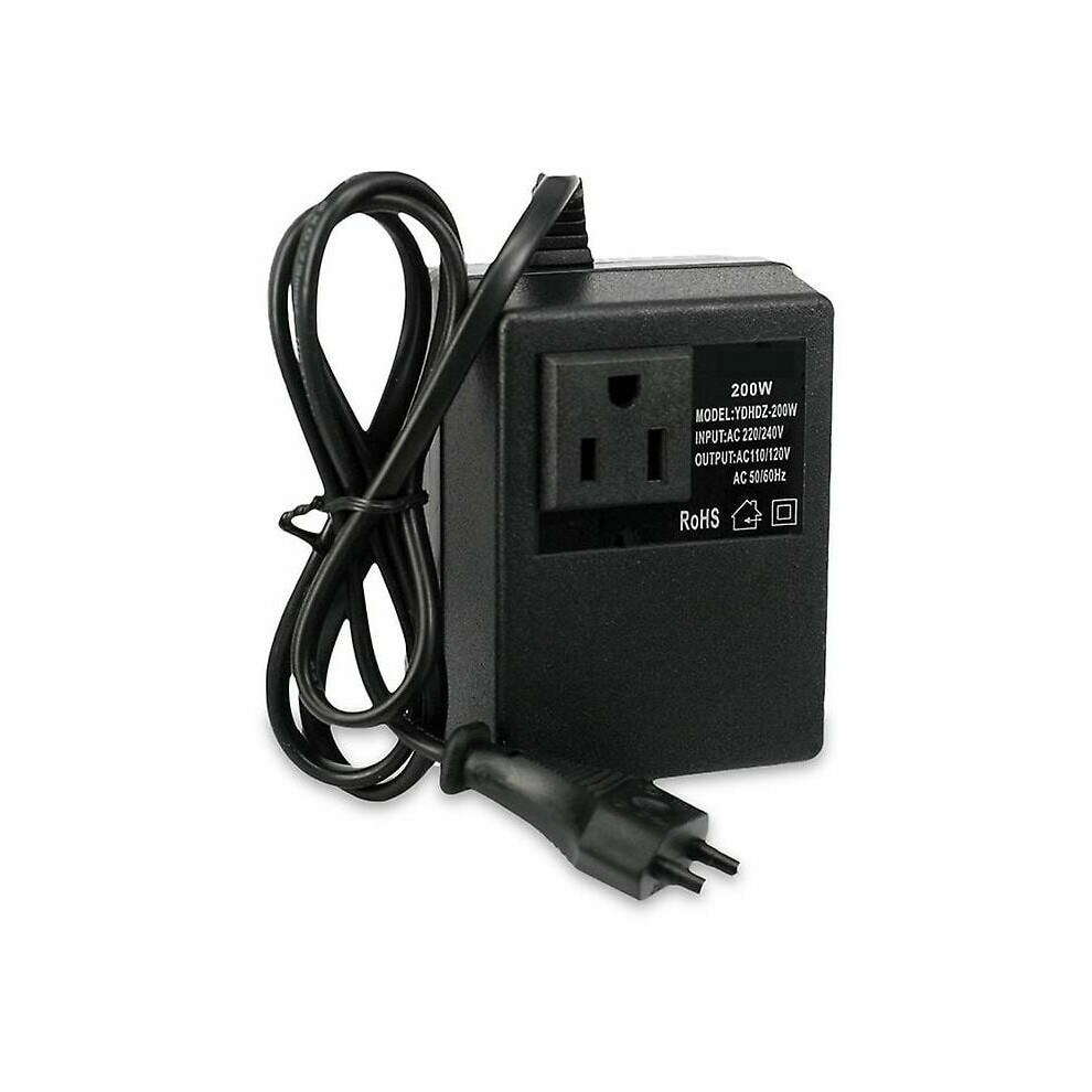 Transformer Converter With Circuit Breaker, Step Up/Down Universal Outlet For Global Appliances (200W) 9358999483450