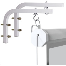 Adjustable Projector Screen Holder, L-Bracket Mount For Custom Placement, Keystone Elimination, Supports Up To 20kg, Ideal For Home And Office