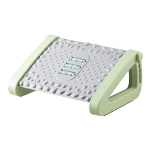 Banquinho ergonômico para usar embaixo da mesa no trabalho, banquinho portátil com plataforma ampla para apoio confortável das pernas, apoio para