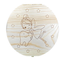 Quality Wooden Material Baby Teeth Holder, Wooden Baby Teeth Holder For Warm Memory Storage & Delicate Appearance, With Strict Factory Inspection