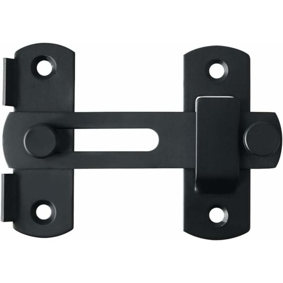 Carbon Steel Door Latches, Rust Proof Easy To Install Gate Latch With Adjustable Design, Heavy Duty Stainless Steel Bar Latch For Sliding Barn Doors, 9340959641505