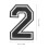 8Pz Patch Numerici Ricamati Termoadesivi Per Nero 2