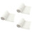 3Pz Coperta Bianca Con Tessuto Soffice Per Esterni 6