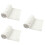 3Pz Coperta Bianca Con Tessuto Soffice Per Esterni 7