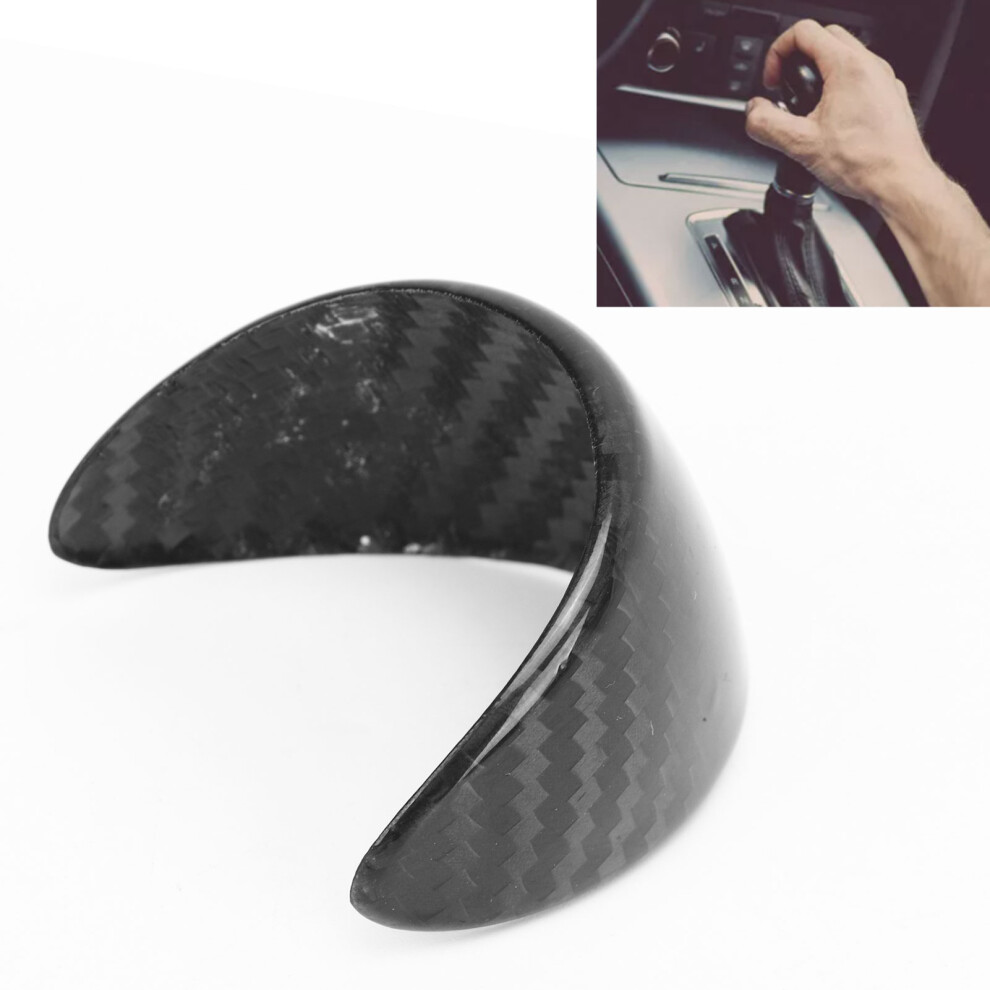 Gear Shift Knob Cover With Carbon Fiber Finish For Cooper R55 To R61 Models 3281370908531