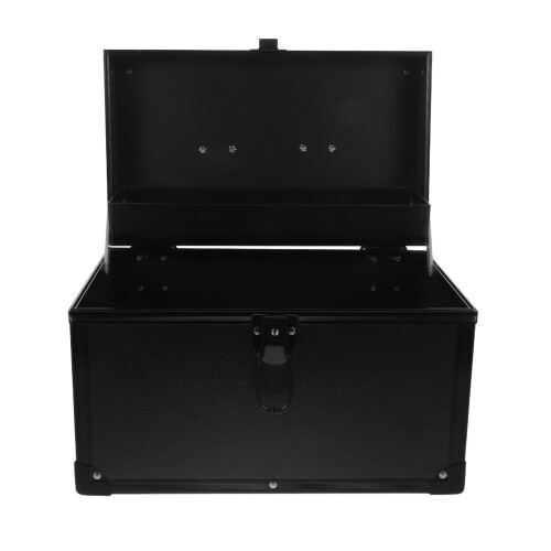 Draagbare Aluminium Tool Case Zwart Magician Props Organizer