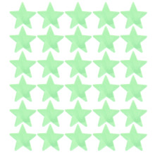 5Szt Glow Naklejki Ścienne Gwiazdy Pentagram Zielone Do Dekoracji