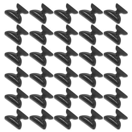 20Pares Almofadas Autoadesivas Silicone Para Óculos Pretas