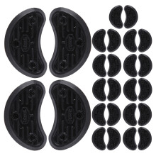15Paires Tapis Antidérapants Tpr Noir Pour Semelles De Chaussures