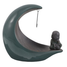Queimador Cerâmico Verde Para - Suporte Zen Para Sala