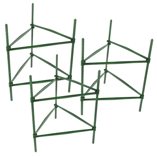 6Conjuntos Suporte Vertical Para Plantas Com Treliça E Verde 1