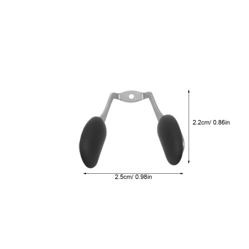 Conjunto De Suporte De Espuma E Silicone Para Haste E Ponte De Óculos 2