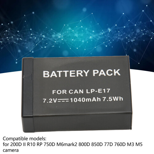 Multi-Protective 1040mAh LP E17 Battery for Canon DSLRs 2