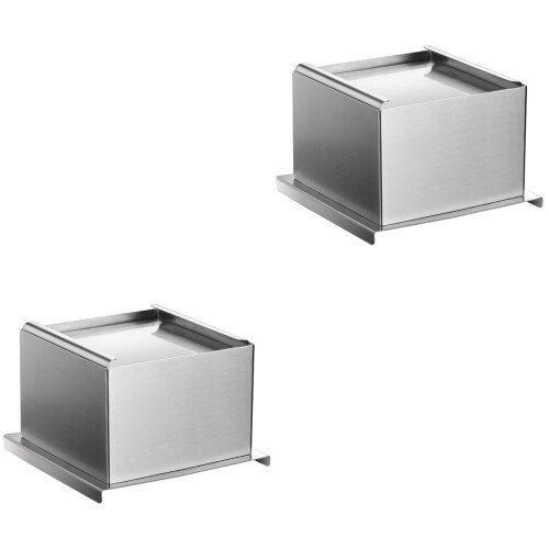 2Stk Praktische Tofuform Silber 2