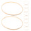 10 Unidades Aros De Bambú 30Cm Para Manualidades Diy Macramé 8