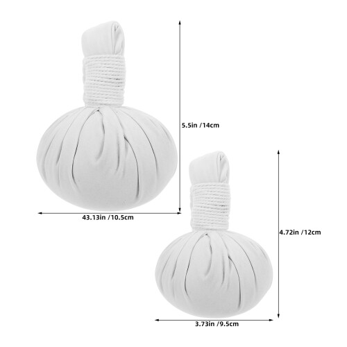 2Ud Bolas Masaje Natural Spa, Pouches Chinos Ergonómicos Para 2