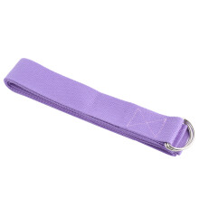 Banda Ajustable Yoga Fitness Morada Para Estiramientos