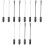 12Pièces Brosse Silicone Pour Nettoyage Cuisine 3