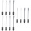 12Pièces Brosse Silicone Pour Nettoyage Cuisine 7
