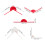 9Pièces Règle Mesure Angles Polyvalente Pour 2