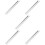 5Pièces Guide De Menuiserie Aluminium Robuste Rail D'extrusion Argenté 10