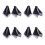 8Stk Leichter Hochzeitsschleier Kopfschmuck Gothic 10