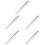 5Pièces Guide De Menuiserie Aluminium Robuste Rail D'extrusion Argenté 8