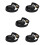5Pièces Bande Pression Noire Portable Pour Accessoire Partition Piano 8