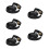 5Pièces Bande Pression Noire Portable Pour Accessoire Partition Piano 11
