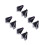 8Stk Leichter Hochzeitsschleier Kopfschmuck Gothic 4
