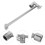Extensor Ducha Universal Acero Inoxidable Plata 10