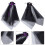 8Stk Leichter Hochzeitsschleier Kopfschmuck Gothic 11