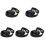 5Pièces Bande Pression Noire Portable Pour Accessoire Partition Piano 2