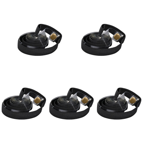 5Pièces Bande Pression Noire Portable Pour Accessoire Partition Piano 1
